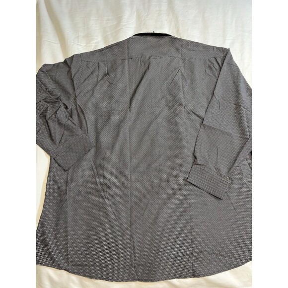 NWT Shaquille O’Neal Black And White Geo Print Button Down 4XL - Picture 5 of 6